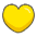 Yellow Heart Emoji from Kawaii Emoji Set
