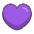 Purple Heart Emoji from Kawaii Emoji Set