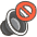 Muted Speaker B Emoji from Kawaii Emoji Set