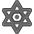 Dotted Six Pointed Star A Emoji from Kawaii Emoji Set