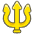 Trident Emblem Emoji from Kawaii Emoji Set