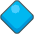 Large Blue Diamond Emoji from Kawaii Emoji Set