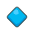 Small Blue Diamond Emoji from Kawaii Emoji Set