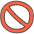 Prohibited Emoji from Kawaii Emoji Set