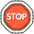 Stop Sign Emoji from Kawaii Emoji Set