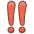 Double Exclamation Mark Emoji from Kawaii Emoji Set