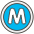 Circled M Emoji from Kawaii Emoji Set