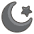Star And Crescent A Emoji from Kawaii Emoji Set