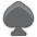 Spade Suit A Emoji from Kawaii Emoji Set