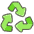 Recycling Symbol Emoji from Kawaii Emoji Set