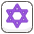 Star Of David B Emoji from Kawaii Emoji Set