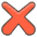 Cross Mark Emoji from Kawaii Emoji Set