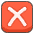 Cross Mark Button Emoji from Kawaii Emoji Set