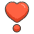 Heart Exclamation Emoji from Kawaii Emoji Set