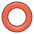 Hollow Red Circle Emoji from Kawaii Emoji Set