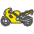 Motorcycle Emoji from Kawaii Emoji Set