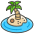 Desert Island Emoji from Kawaii Emoji Set