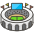 Stadium A Emoji from Kawaii Emoji Set