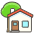 House With Garden Emoji from Kawaii Emoji Set