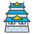 Japanese Castle B Emoji from Kawaii Emoji Set