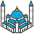 Castle D Emoji from Kawaii Emoji Set