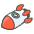 Rocket A Emoji from Kawaii Emoji Set