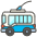 Trolleybus Emoji from Kawaii Emoji Set
