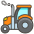 Tractor B Emoji from Kawaii Emoji Set