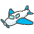 Small Airplane Emoji from Kawaii Emoji Set