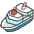 Passenger Ship A Emoji from Kawaii Emoji Set