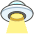 Flying Saucer C Emoji from Kawaii Emoji Set
