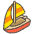 Sailboat B Emoji from Kawaii Emoji Set