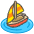 Sailboat A Emoji from Kawaii Emoji Set