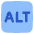 Alt Icon from Plump Flat Set