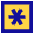 Asterisk Square 2 Icon from Sharp Pop Set