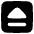 Eject Square Icon from Plump Solid Set