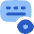 Keyboard Badge Eye View Icon from Flex Flat Set