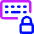 Keyboard Lock Icon from Core Neon Set