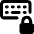 Keyboard Lock Icon from Core Remix Set