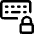 Keyboard Lock Icon from Core Line Set