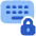 Keyboard Lock Icon from Plump Flat Set