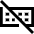 Keyboard Off Icon from Sharp Line Set