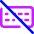 Keyboard Off Icon from Core Neon Set