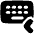Keyboard One Hand Left Icon from Plump Solid Set
