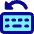 Keyboard Previous Language Icon from Core Pop Set