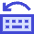 Keyboard Previous Language Icon from Sharp Duo Set