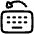 Keyboard Previous Language Icon from Plump Line Set