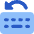 Keyboard Previous Language Icon from Core Flat Set