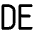 Language Keyboard De Icon from Ultimate Bold Set