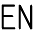 Language Keyboard En Icon from Ultimate Regular Set
